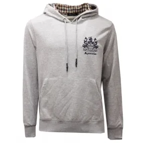 2483AE felpa cappuccio uomo AQUASCUTUM grey cotton sweatshirt man
