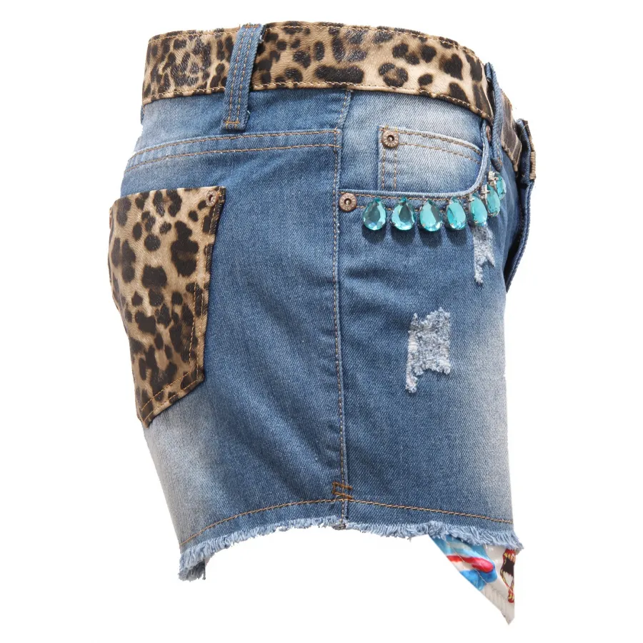 4952S pantalone corto donna GIO CELLINI DENIM short woman