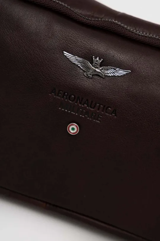 Aeronautica Militare pochette in pelle