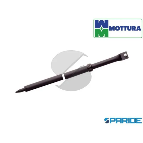 ASTE REGISTRABILI 150 CM 93192N MOTTURA NERE PER SERRATURA TRIPLICE