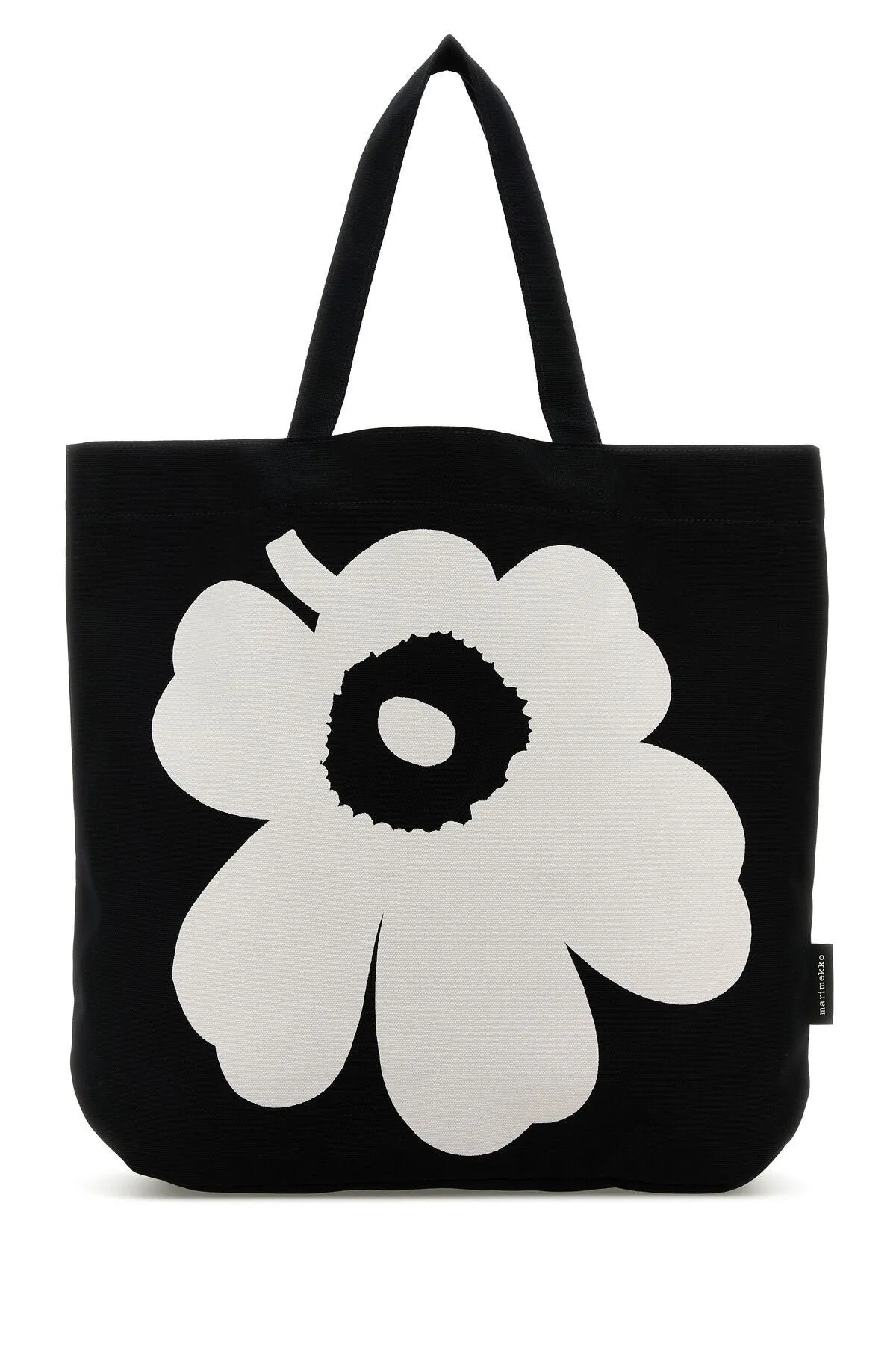 Black canvas Torna Unikko shopping bag    