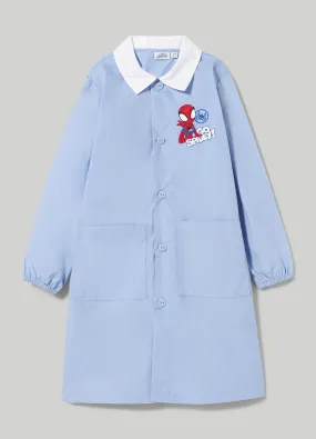 BLUKIDS  Grembiule in misto cotone con ricamo bambina