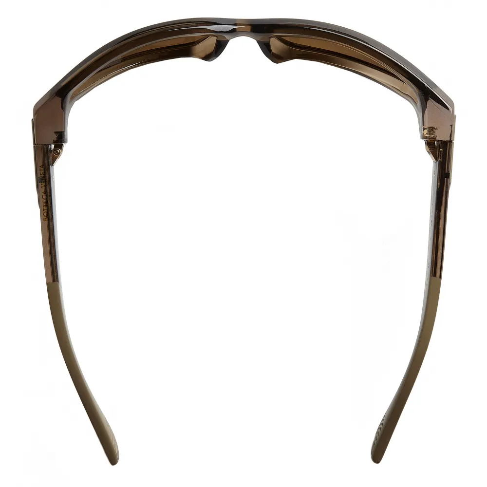 Bottega Veneta - Occhiali da Sole Triangolari In Acetato - Marrone Bronzo - Occhiali da Sole - Bottega Veneta Eyewear