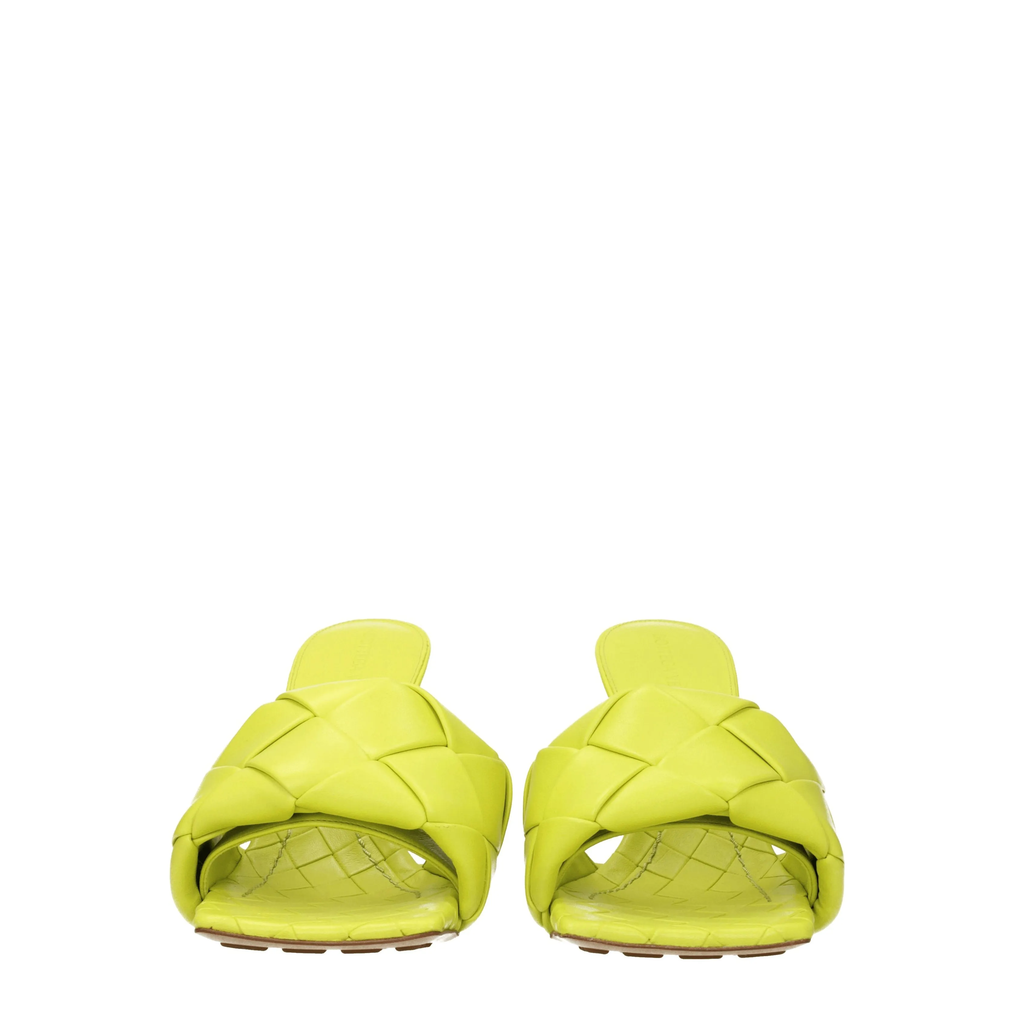 Bottega Veneta Sandali Donna Pelle Verde/Kiwi