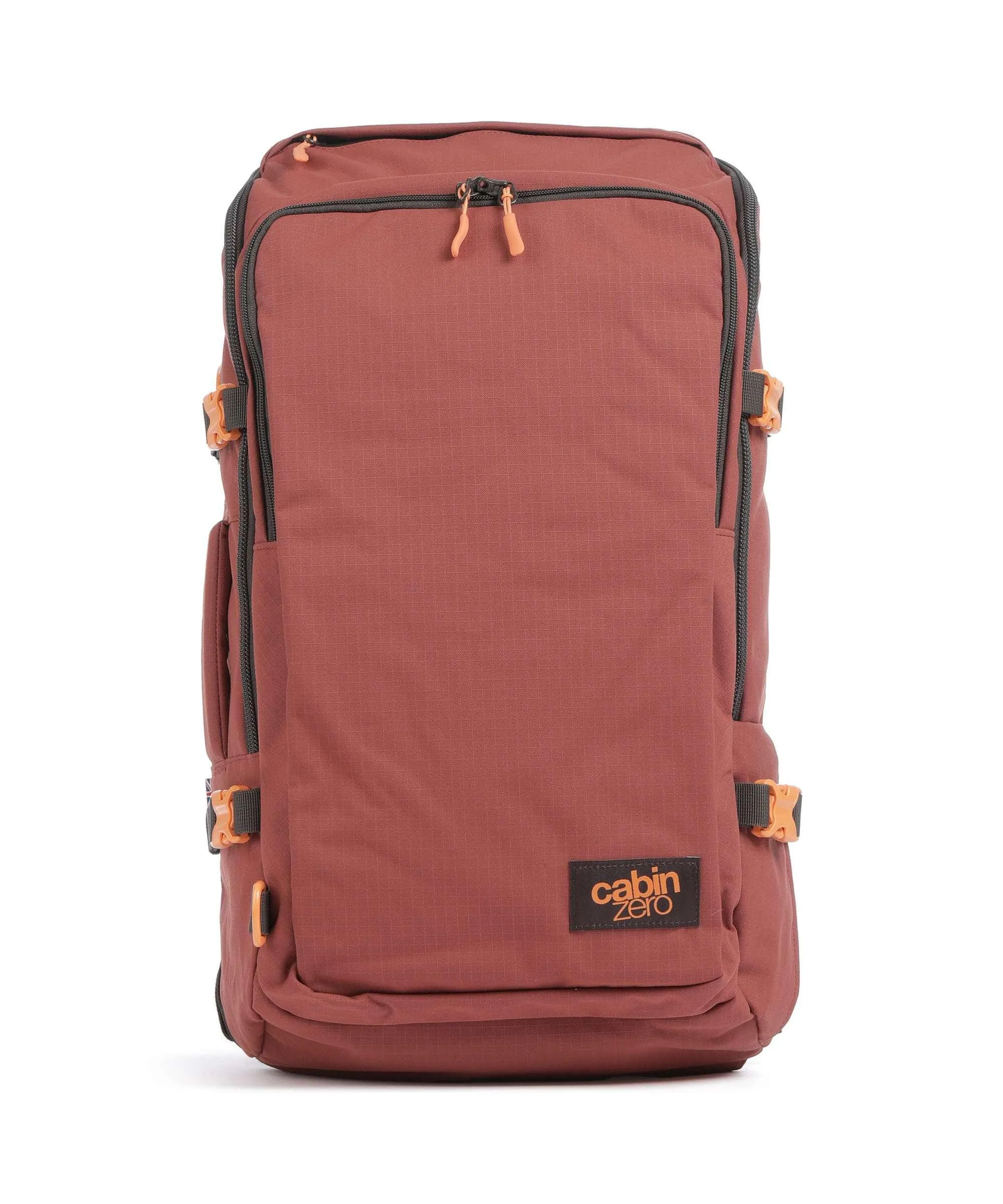  Cabin Zero ADV Pro 42 Zaino da viaggio 17″ nylon rosso scuro  