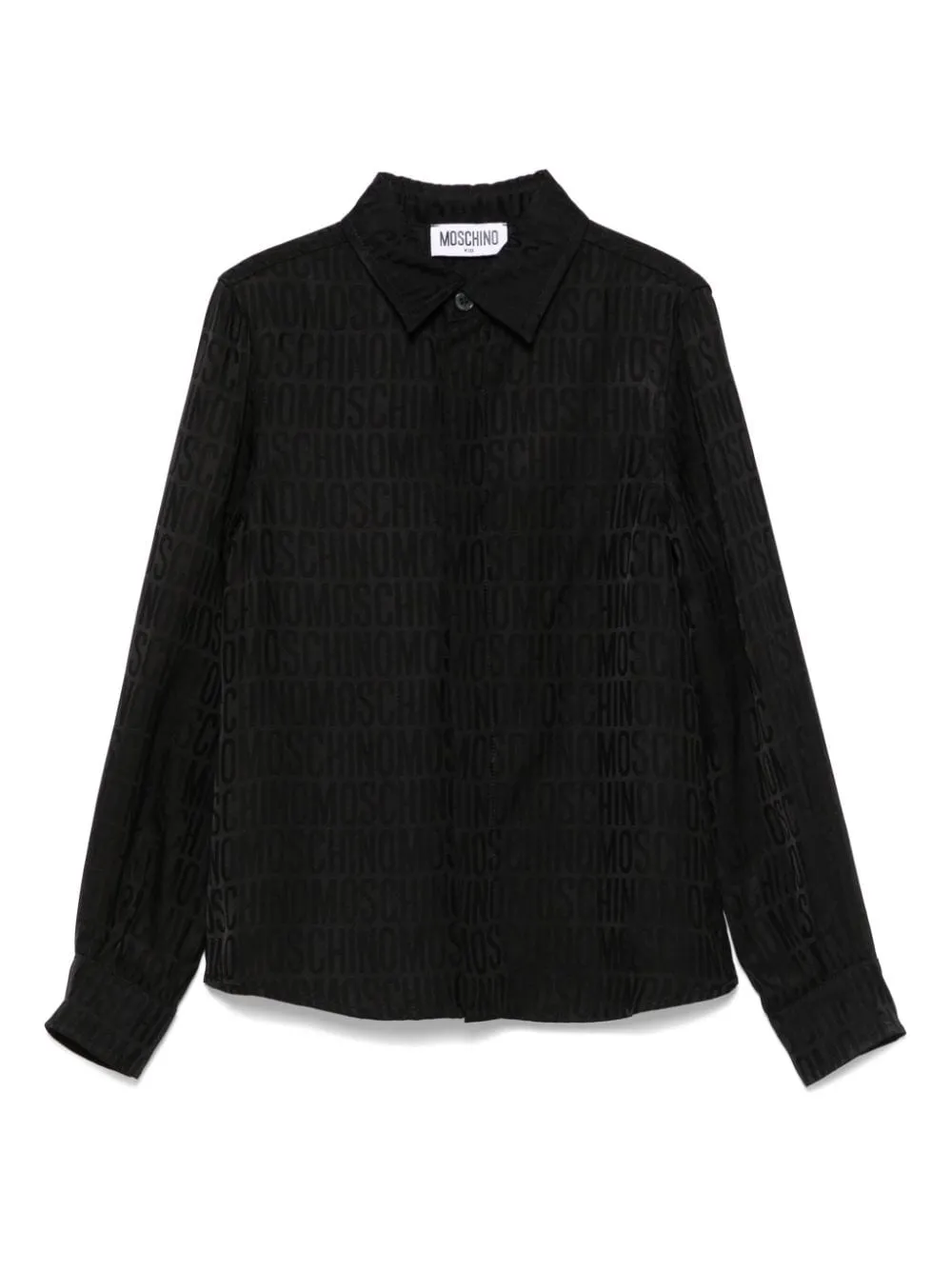 Camicia con effetto jacquard per bambina Moschino Kids con maniche lunghe