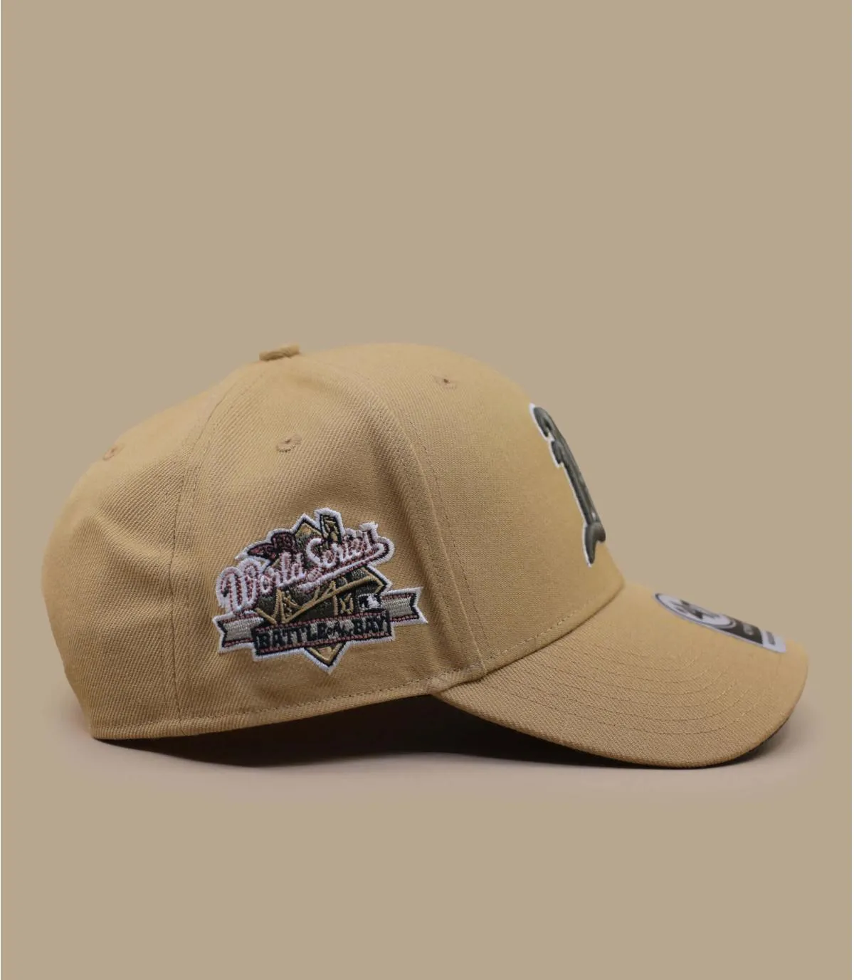 Cappello da baseball Oakland beige  Cappellini MVP Shot Snapback Athletics light tan     