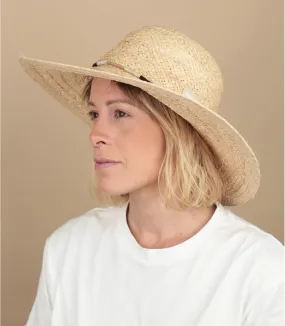 Cappello tesa larga di paglia da donnaBori Bori natural     