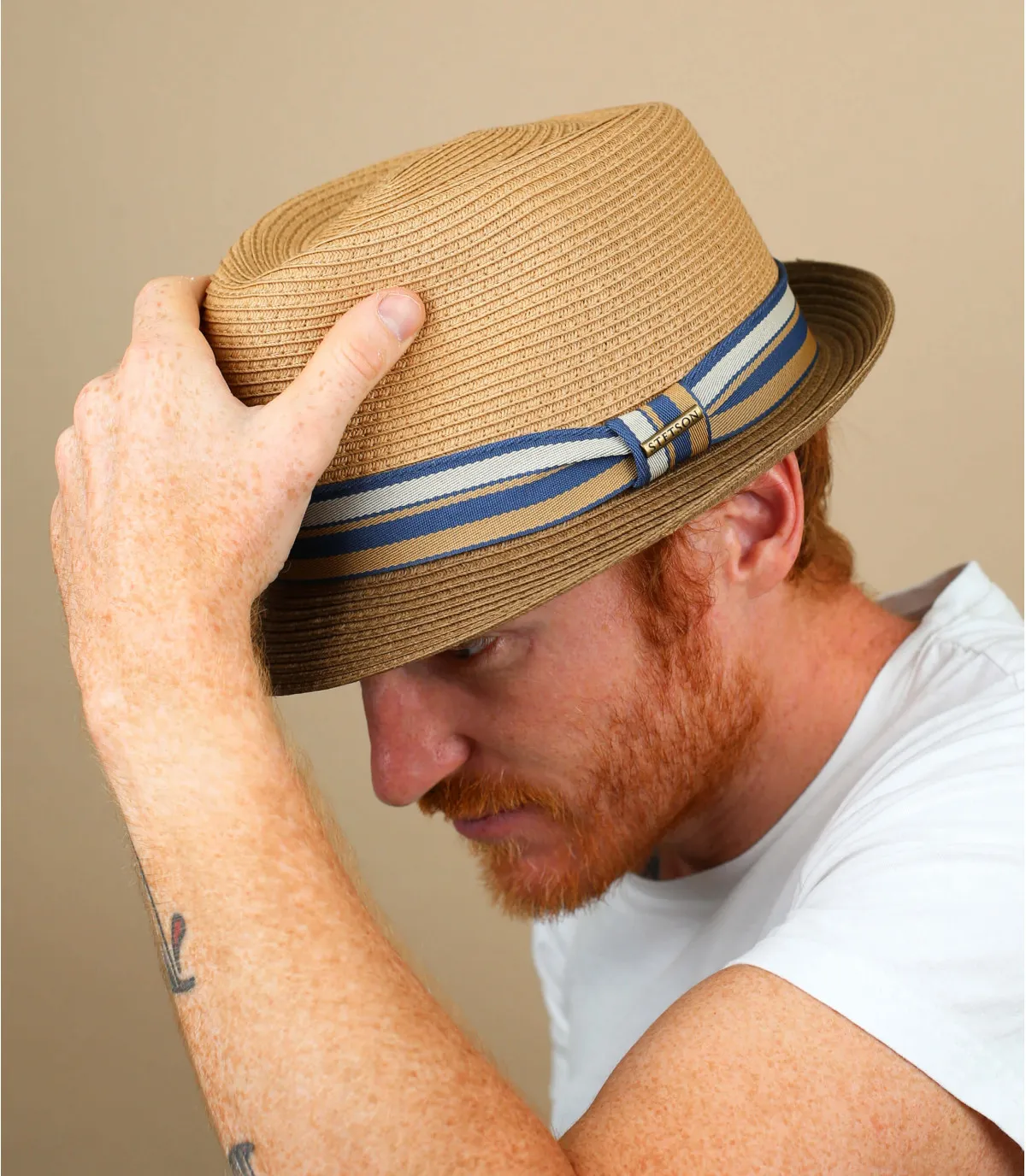 cappello trilby paglia marrone  Trilby Toyo brown     