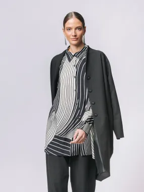 Cappottino in crêpe stretch