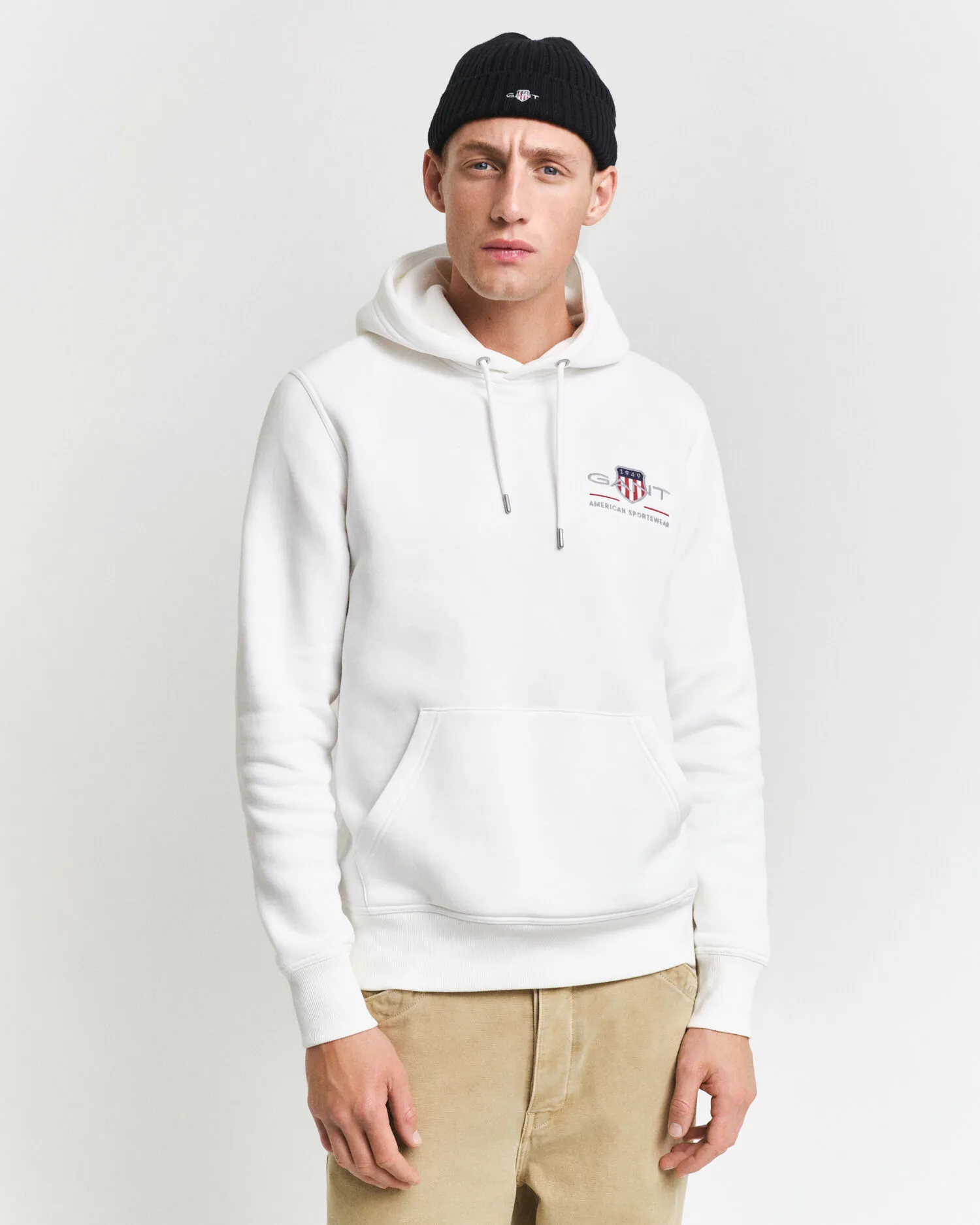 Felpa Medium Archive Shield con cappuccio    