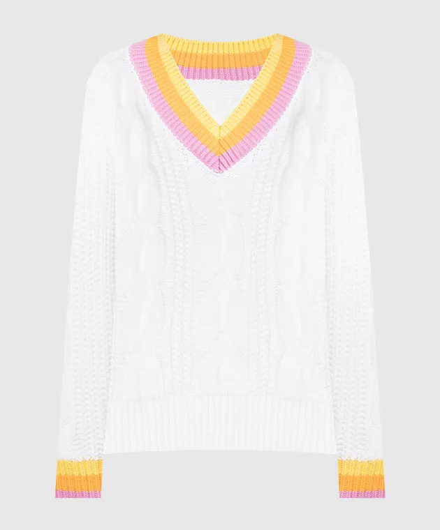 Goldbergh Pullover CABLE bianco con motivo strutturato GB40420241