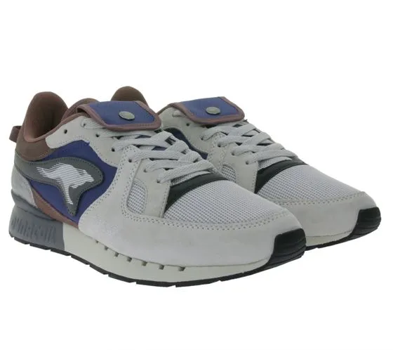 KangaROOS COIL R1 sneakers casual da uomo con dettagli in vera pelle, una piccola borsa rimovibile e suola Ortholite Scarpe 4730