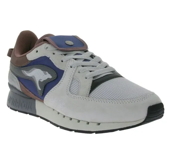 KangaROOS COIL R1 sneakers casual da uomo con dettagli in vera pelle, una piccola borsa rimovibile e suola Ortholite Scarpe 4730
