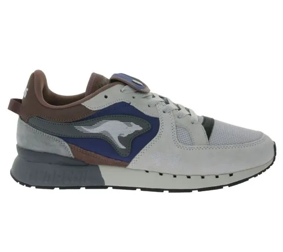 KangaROOS COIL R1 sneakers casual da uomo con dettagli in vera pelle, una piccola borsa rimovibile e suola Ortholite Scarpe 4730