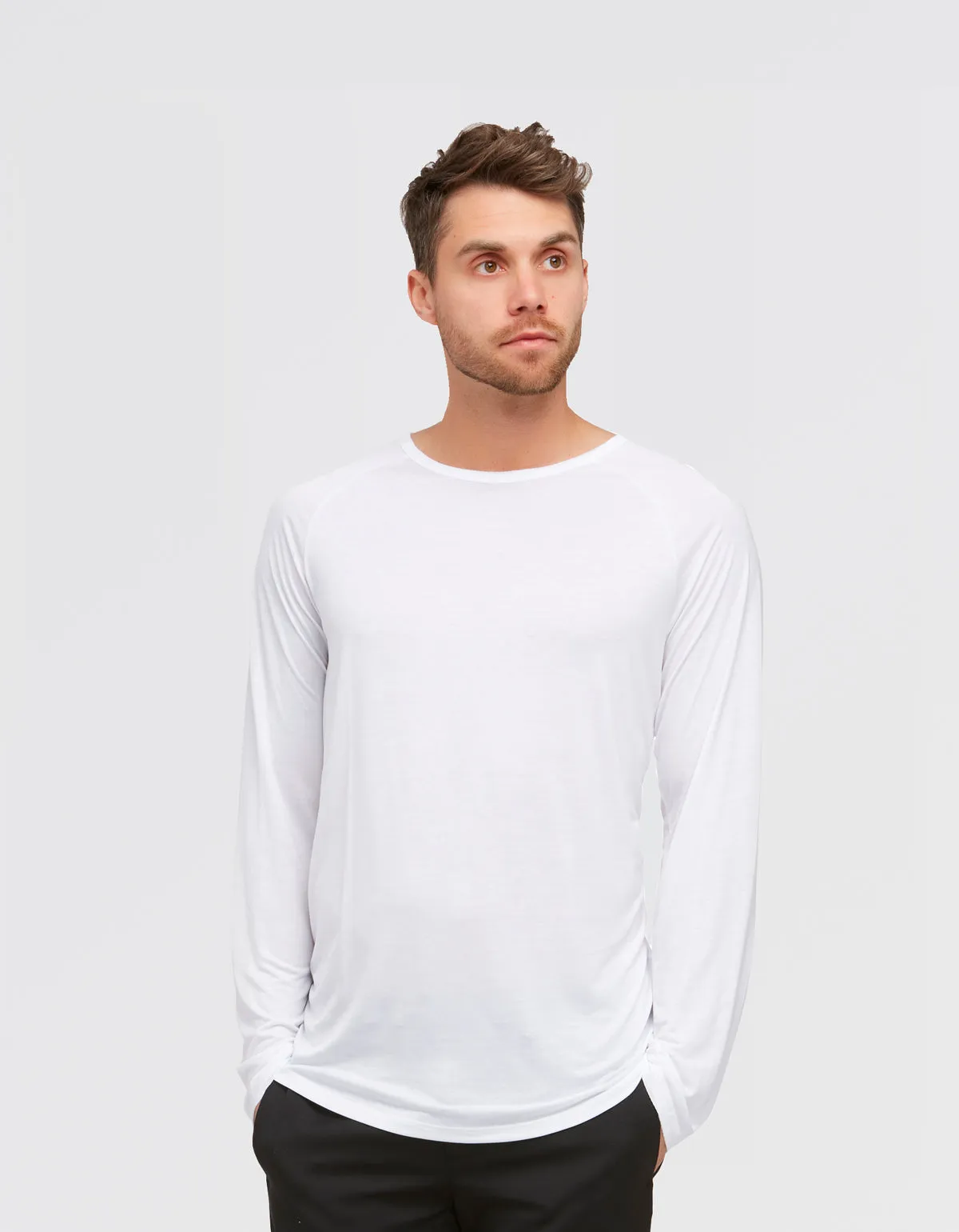 Maglia in girocollo da Uomo Primavera/Estate - 100% Tencel - 100% Made in Italy | Brunella Gori