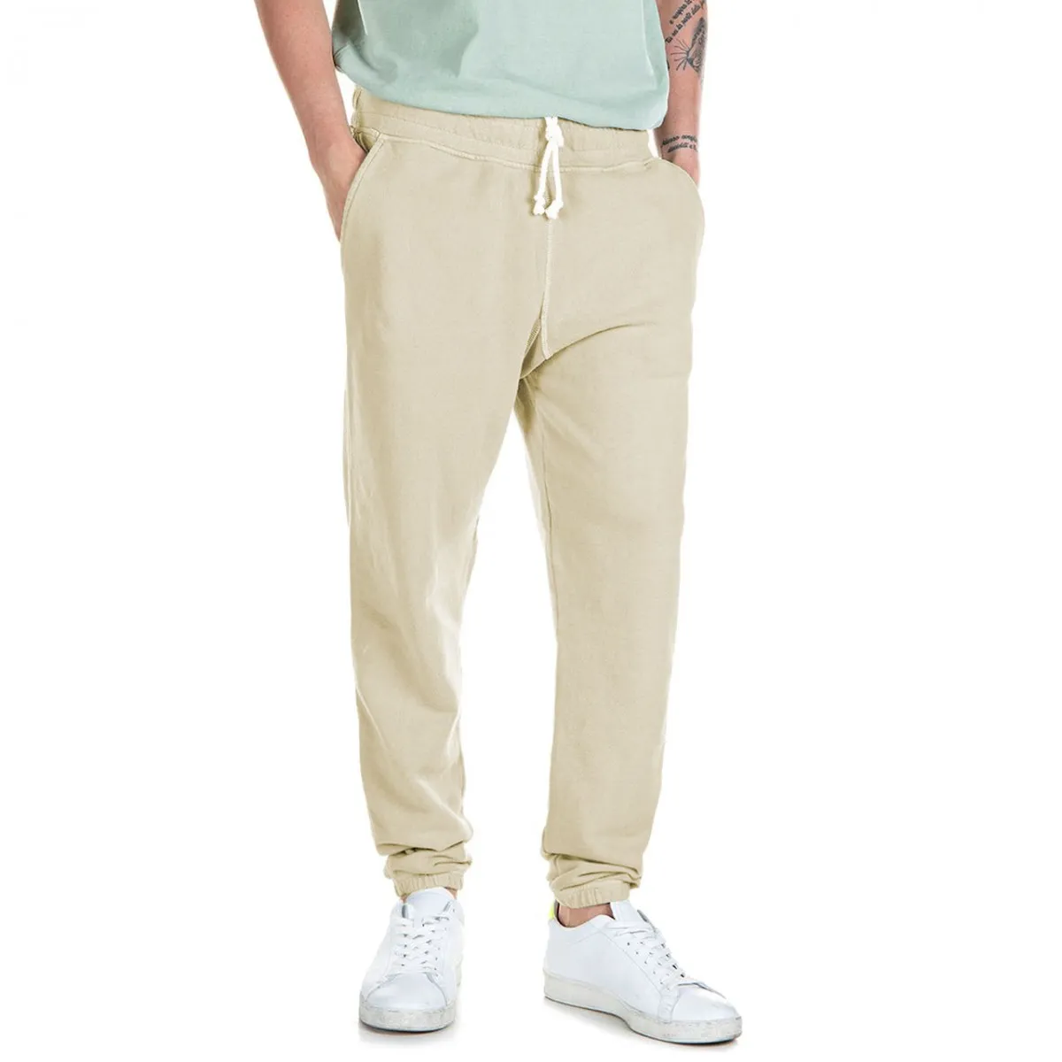 Pantalone in Felpa Earth Made, Beige