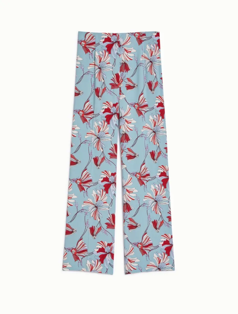 Pantaloni a fantasia botanica