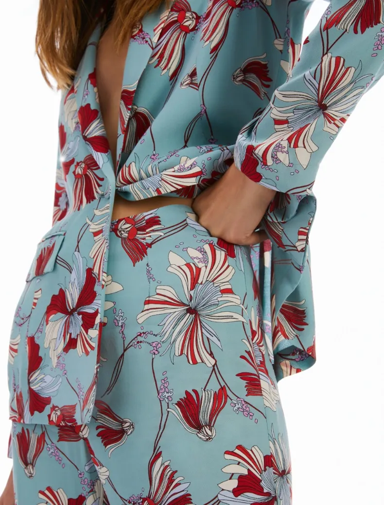Pantaloni a fantasia botanica