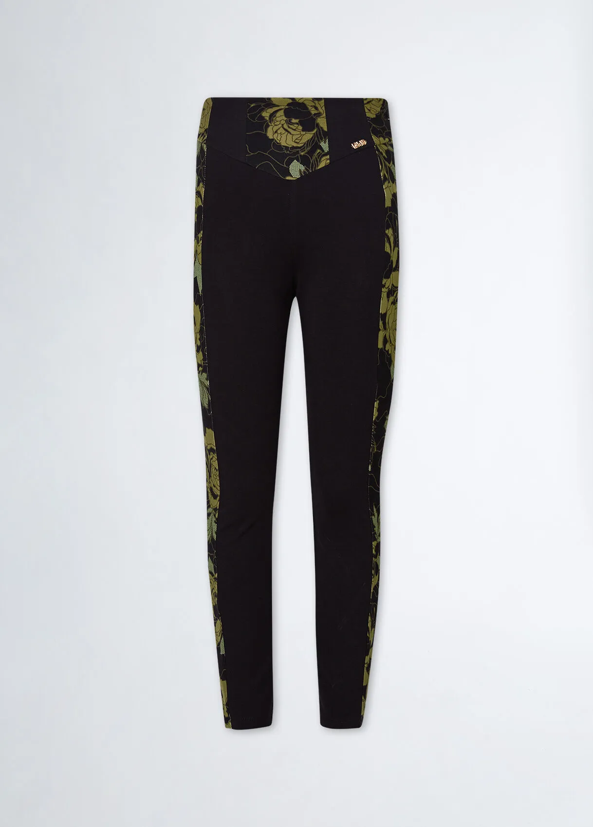 Pantaloni con stampa floreale