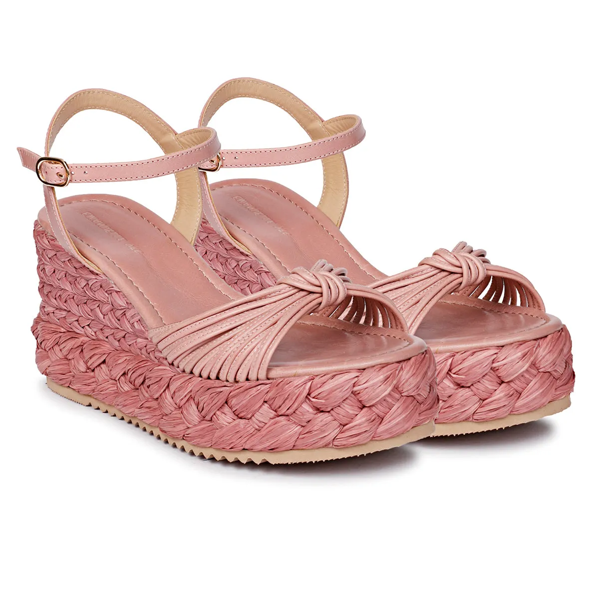 S2-15 Susy Sandalo Mignon Zeppa Pink  