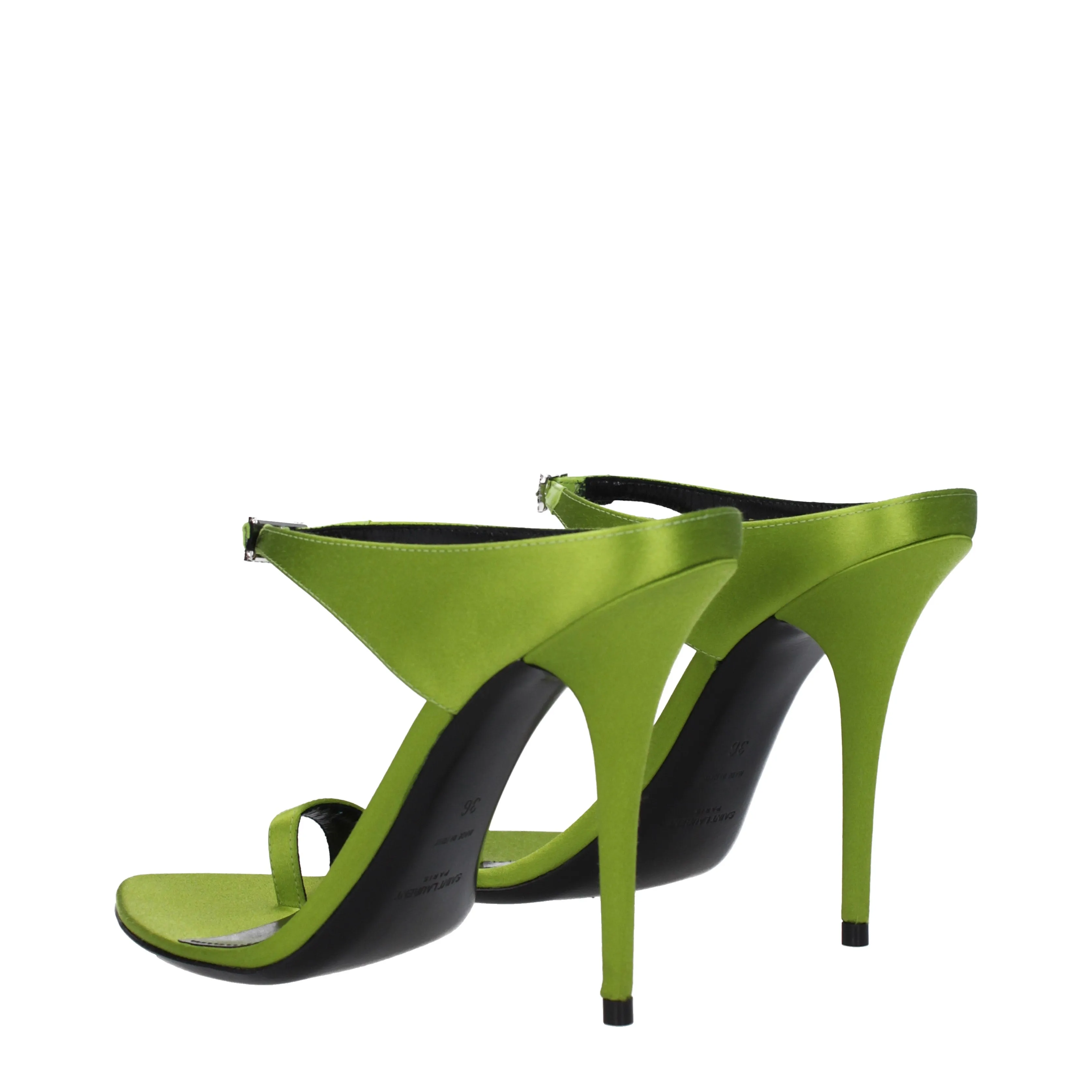 Saint Laurent Infradito Dive Donna Raso Verde