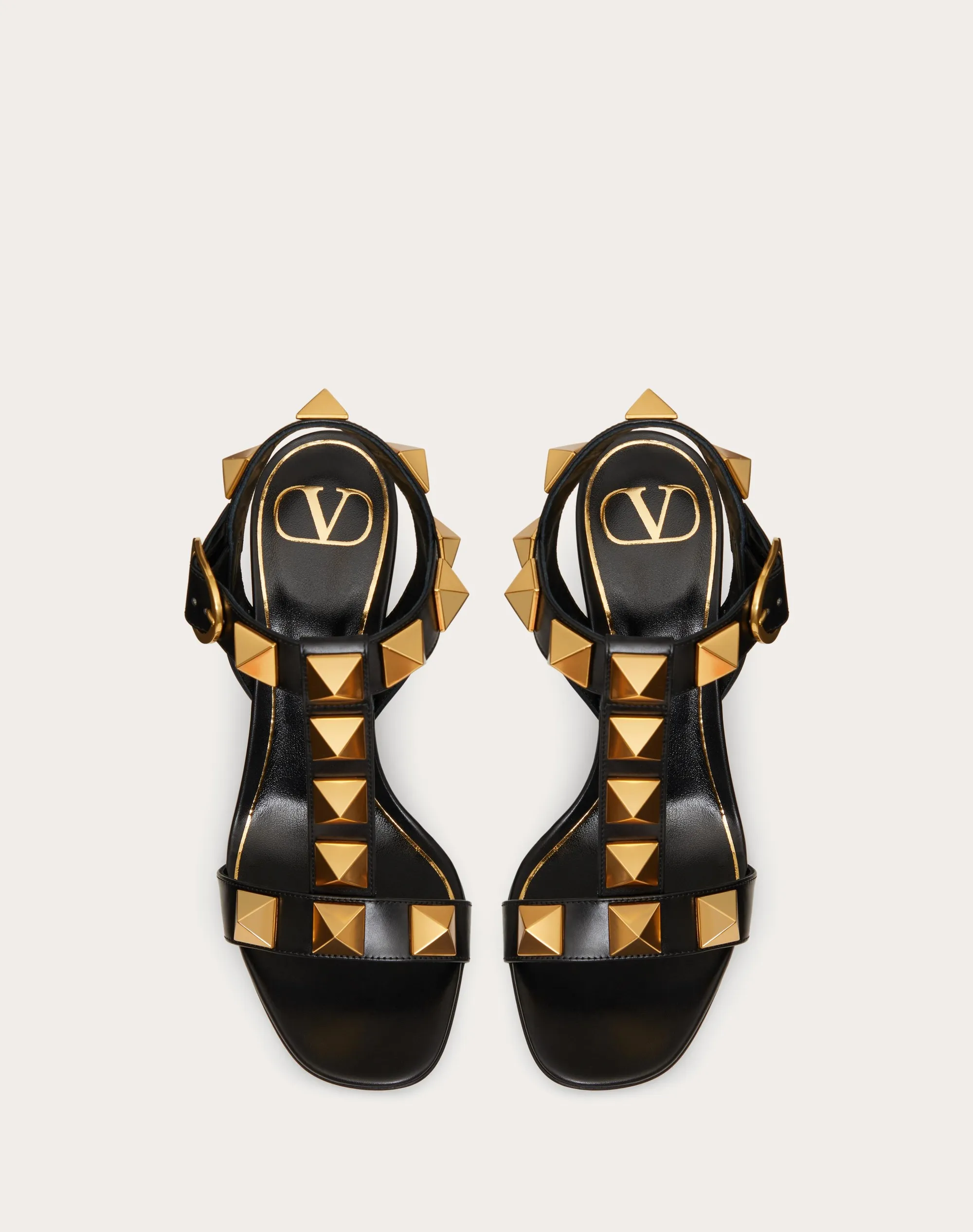 SANDALO ROMAN STUD IN VITELLO 90MM