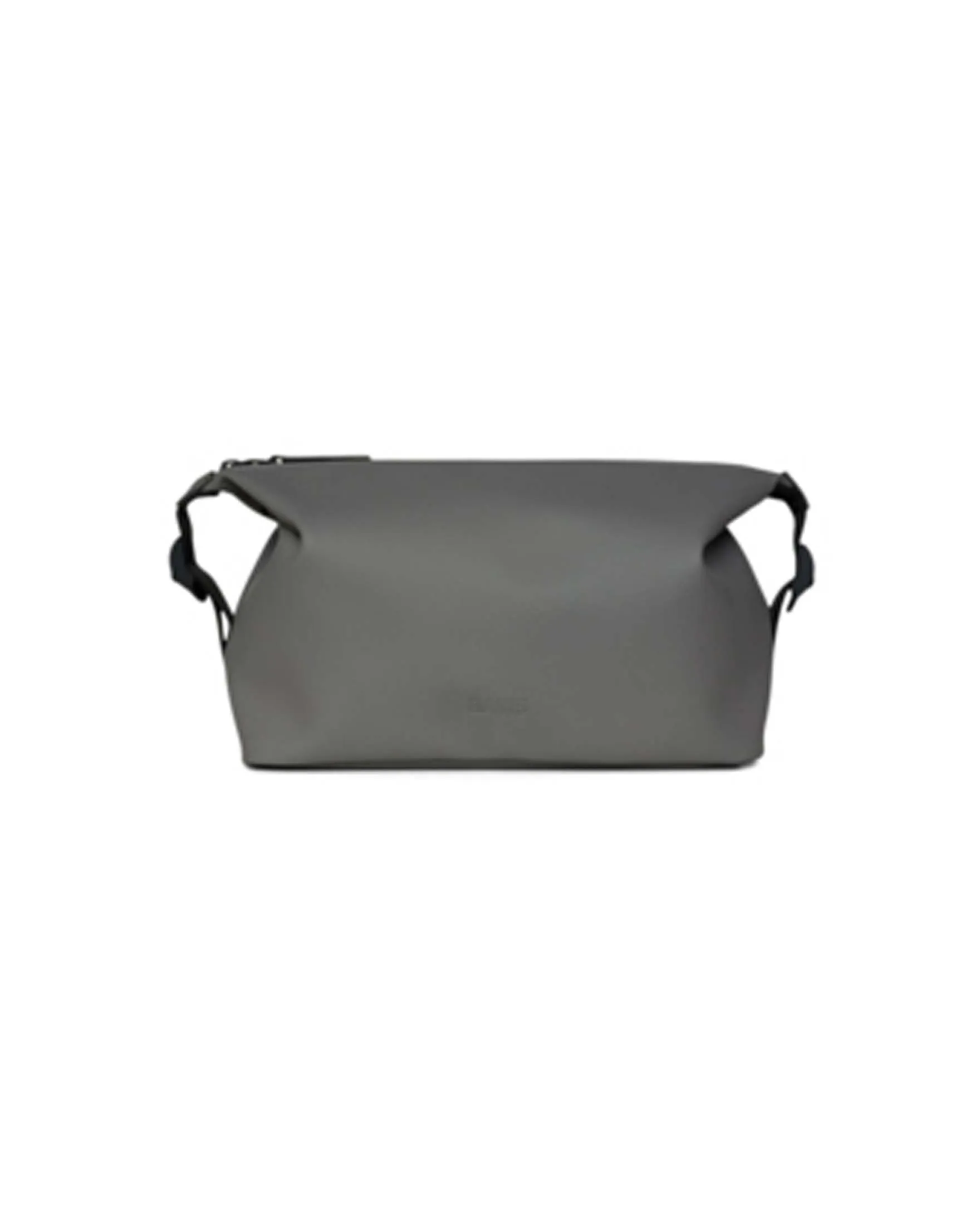 Wash Bag Small beauty case grigia con manico per il trasporto