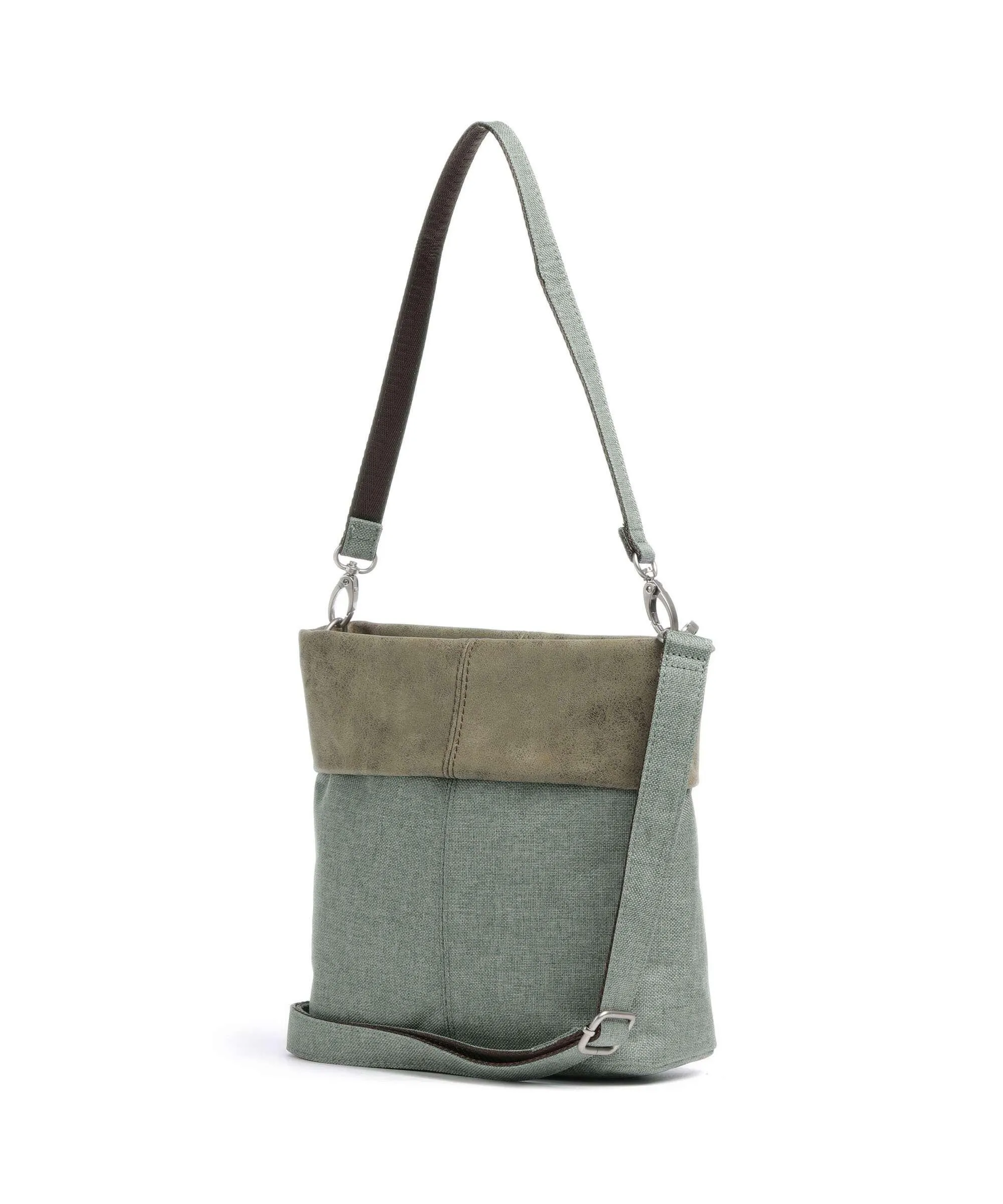  Zwei Olli OT8 Borsa a spalla poliestere, pelle sintetica grigio-verde  